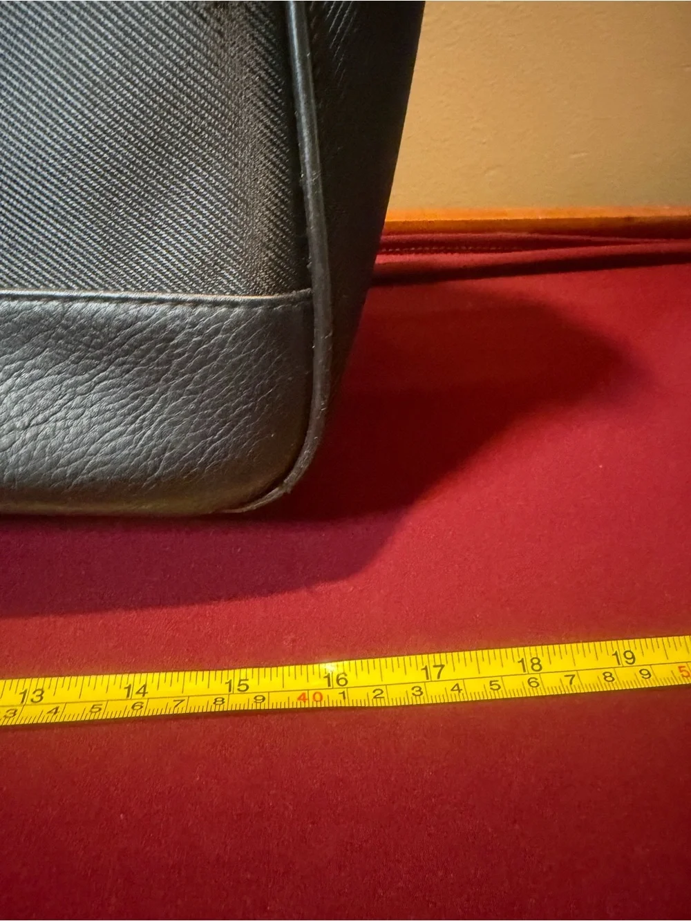 Kenneth Cole Reaction Black Men's Briefcase with Gold Accents